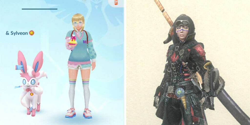 character creation pokemon go vs monster hunter now