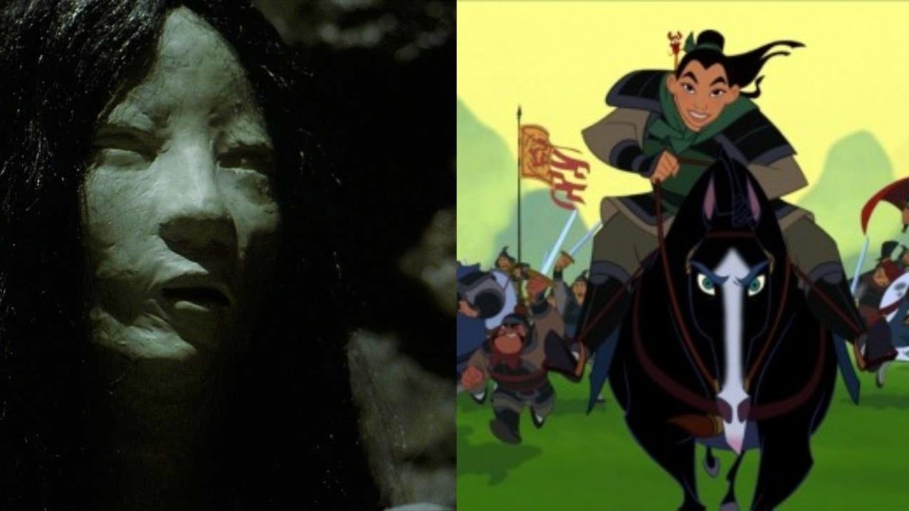 Shots from Ring 2 and Mulan 2 for a piece about Rotten Tomatoes score drops
