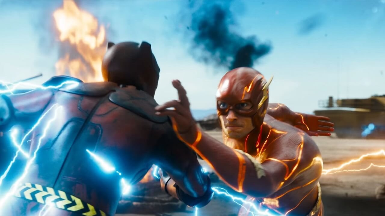 The Flash with Different Lightning Colors